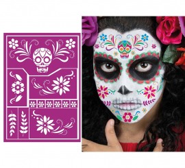 Catrina Kinder-Make-up-Vorlage