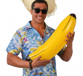 Hawaiian Inflatable 70 cm Banana