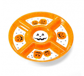 Plato para Snacks de Calabazas Halloween