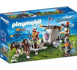 Playmobil Knights Carruaje de Caballos con Ballesta Enanos
