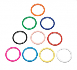 Colori assortiti di bracciali andalusi di diametro 6,8 cm