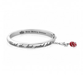 White gold Beauty and the Beast petal bracelet