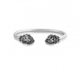 Simba vs Scar Disney White Gold Bangle Bracelet