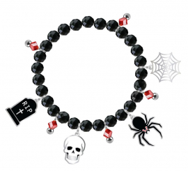 Black Figure Bracelet for Halloween