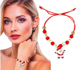 Pulseira com Papai Noel