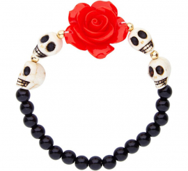 Day of the Dead Bracelet with Skulls Day of the Dead Bracelet with Skulls