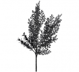 25cm Halloween Black Artificial Branch