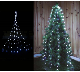 Ramo da 200 Led Warm Stars con 8 funzioni