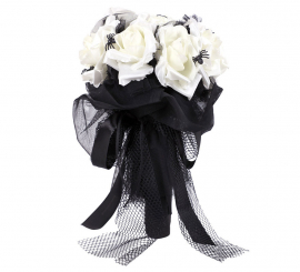 Schwarze Corpse Bride Corsage 33X16cm