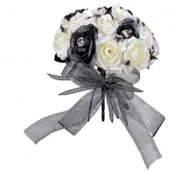 Corpse Bride Bouquet of Flowers with Skulls and Spiders