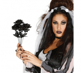 Black Roses Bouquet 35 cm