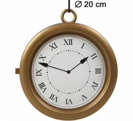 20 cm Golden Clock