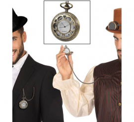 Steampunk-Uhr mit Kette