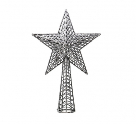 Silver Star Finial 27 cm