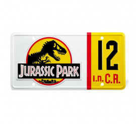 Jurassic Park Denis Nedry License Plate Replica