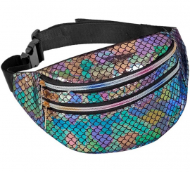Holographic Scales Fanny Pack