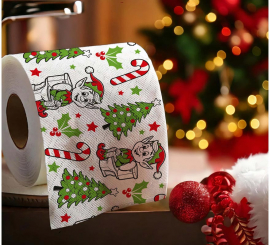 Rolo de papel higiênico de duas camadas Elves
