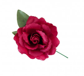 Large maroon Flamenco Rose 15 cm