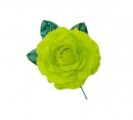 Rosa Flamenca pequeña verde de 8 cm