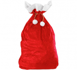 Saco Papá Noel de Terciopelo de 60x100 cm
