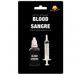 Blood with Syringe