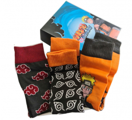 Set of 3 pairs of Naruto socks