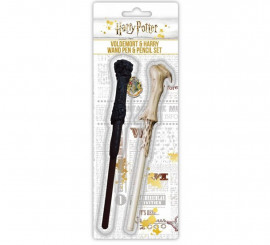 Voldemort wand and Harry Potter wand pen and pencil set