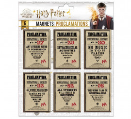 Harry Potter Hogwarts Decrees Magnet Set