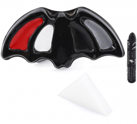 Conjunto de maquiagem de morcego