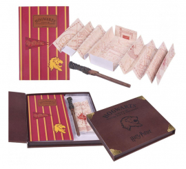 Conjunto de artigos de papelaria de luxo Harry Potter Hogwarts