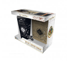 Conjunto de presentes Harry Potter Tumbler + Pin + Caderno Mapa do Maroto