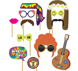 Set per fotocamere hippie 12 pezzi