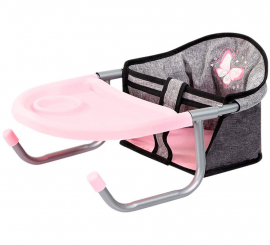 Silla de Mesa para Muñecas Mariposa con Bandeja