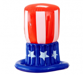 50cm Inflatable Uncle Sam Cylinder Hat