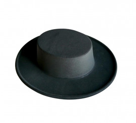 Children's plain black Cordovan hat