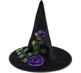 Chapéu de Bruxa com Flor