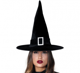 Black Velvet Witch Hat