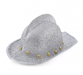 Adult Gray Conquistador Hat