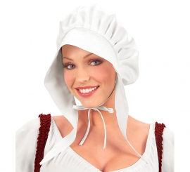 Adult White Medieval Maiden Hat