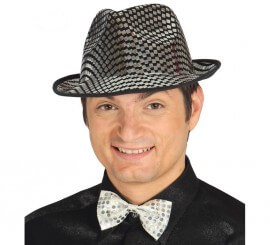 Silver Gangster Hat