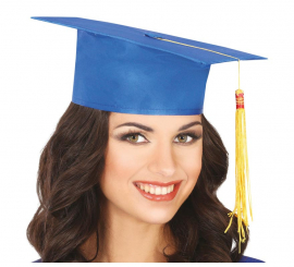 Adult Blue Graduate Hat