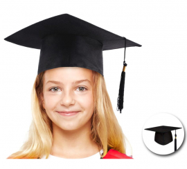 Graduation Hat with Children's Fabric