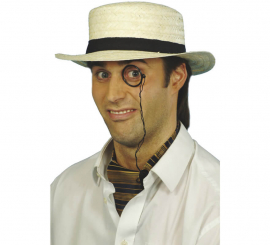 Gondolier hat or straw boater