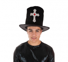 Vampire Hat with Cross for men