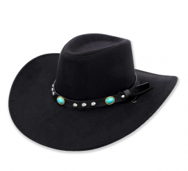 Sombrero de Vaquero con cinturón negro adulto