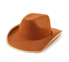 Sombrero de Vaquero marrón adulto