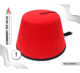 Sombrero Fez Rojo