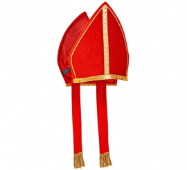 Sombrero o Mitra Terciopelo de Arzobispo o Cardenal