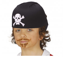 Sombrero Pirata Dorado Y Parche Calavera Capitán Halloween