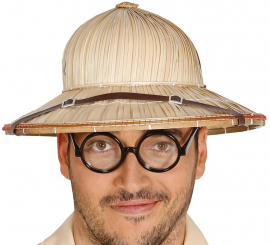 Salacot straw hat